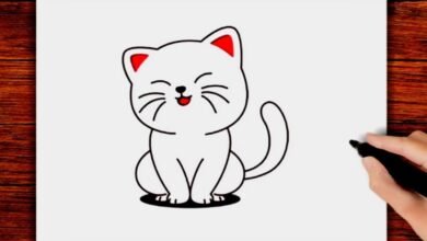 Cute:Vpier3s64be= Drawing of a Cat